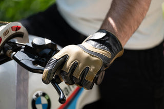 Leather Motorcycle Gloves - Veloce Club