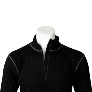 100% Merino Wool Zip Up Base Layer - available at Veloce Club