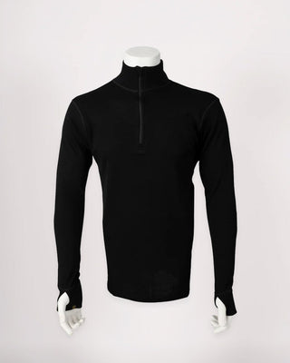 100% Merino Wool Zip Up Base Layer - available at Veloce Club