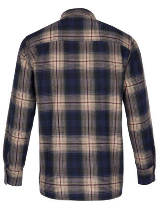 1937 Roamer Shirt blue beige check flannel - available at Veloce Club