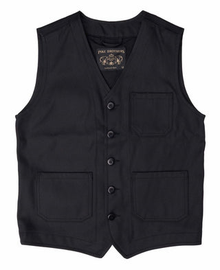 1937 Roamer Vest Elephant Skin black - available at Veloce Club