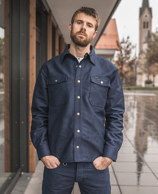 1943 CPO Shirt Hamburg Blue - available at Veloce Club