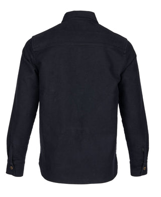 1943 CPO Shirt Moleskin Sulphur Black - available at Veloce Club