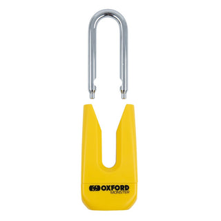 Oxford Monster 11mm Disc Lock in Yellow