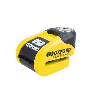 Oxford Quartz XA10 Alarm Disc Lock in Black and Yellow