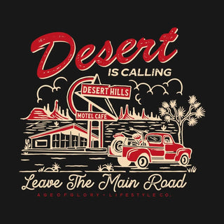 Age of Glory Desert Hills T-shirt in Black - available at Veloce Club