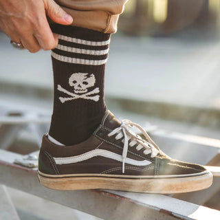 Age of Glory Marauder Socks in Black - available at Veloce Club