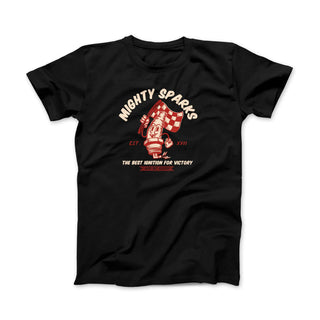 Age of Glory Mighty Sparks T-shirt in Black - available at Veloce Club