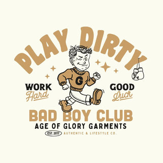 Age of Glory Play Dirty T-shirt in Ecru - available at Veloce Club