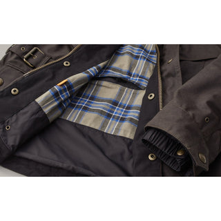 Belstaff Crosby Waxed Cotton Jacket In Mahogany - available at Veloce Club