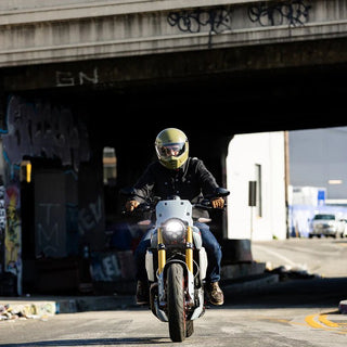 Biltwell Lane Splitter Helmet in Olive Green - available at Veloce Club