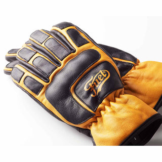 Fuel Moto X Gloves in Black and Yellow - available at Veloce Club