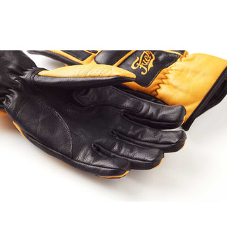 Fuel Moto X Gloves in Black and Yellow - available at Veloce Club