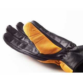 Fuel Moto X Gloves in Black and Yellow - available at Veloce Club