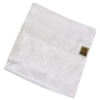 Goldtop 100% Silk Scarf - White - available at Veloce Club