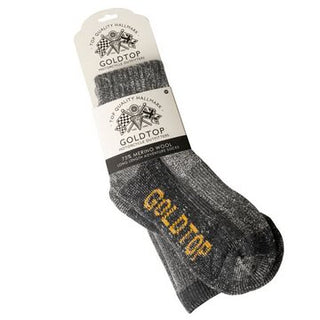 Goldtop 75% Merino Wool Motorcycle Socks - available at Veloce Club