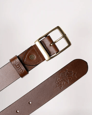 Goldtop Leather Belt - available at Veloce Club