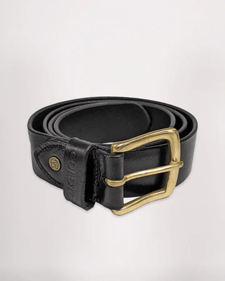 Goldtop Leather Belt - available at Veloce Club