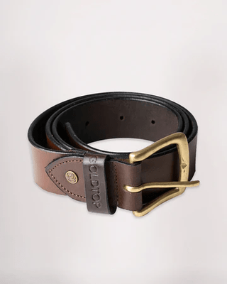 Goldtop Leather Belt - available at Veloce Club