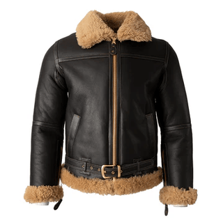 Goldtop The Battle of Britain 1940 RAF Sheepskin Flying Jacket in Dark Brown - available at Veloce Club