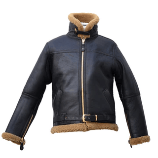 Goldtop The Battle of Britain 1940 RAF Sheepskin Flying Jacket in Dark Brown - available at Veloce Club