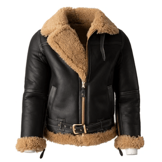 Goldtop The Battle of Britain 1940 RAF Sheepskin Flying Jacket in Dark Brown - available at Veloce Club