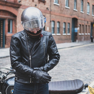 Goldtop The Bobber Jacket in Black - available at Veloce Club