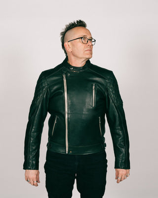 Goldtop The Bobber Jacket in Black - available at Veloce Club