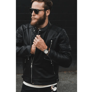 Goldtop The Bobber Jacket in Black - available at Veloce Club