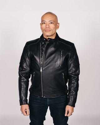 Goldtop The Bobber Jacket in Black - available at Veloce Club