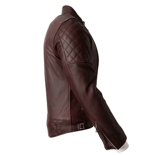 Goldtop The Bobber Jacket in Oxblood - available at Veloce Club