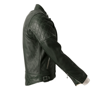 Goldtop The Bobber Jacket in Racing Green - available at Veloce Club