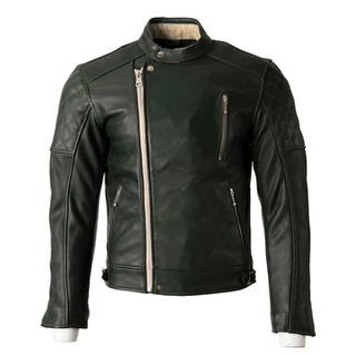 Goldtop The Bobber Jacket in Racing Green - available at Veloce Club