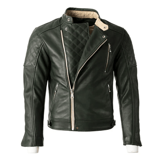 Goldtop The Bobber Jacket in Racing Green - available at Veloce Club