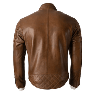 Goldtop The Bobber Jacket in Waxed Brown - available at Veloce Club