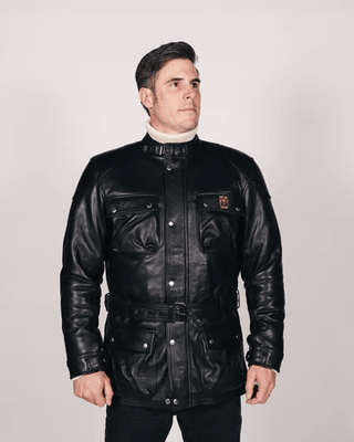 Goldtop The Patrol Jacket in Black - available at Veloce Club