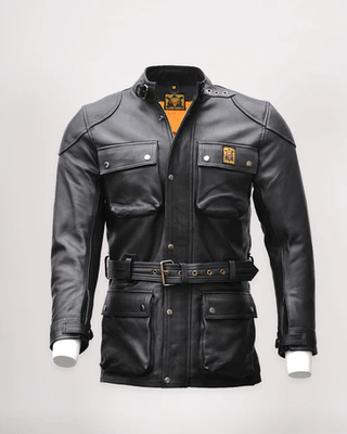 Goldtop The Patrol Jacket in Black - available at Veloce Club