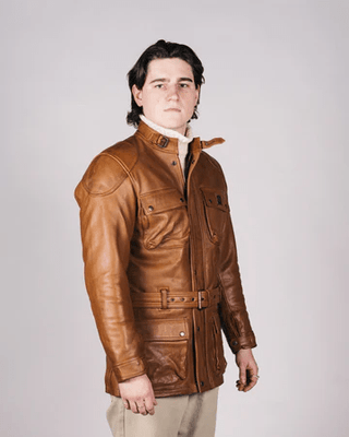 Goldtop The Patrol Jacket in Golden Ochre - available at Veloce Club