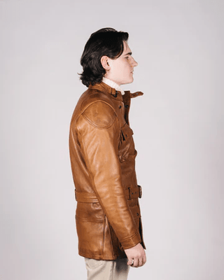 Goldtop The Patrol Jacket in Golden Ochre - available at Veloce Club