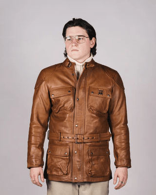 Goldtop The Patrol Jacket in Golden Ochre - available at Veloce Club