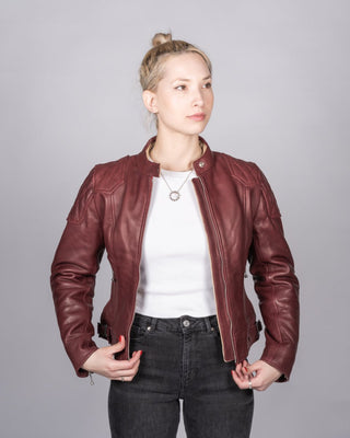 Goldtop Women's '76 Cafe Racer Jacket (2022 Model) - available at Veloce Club