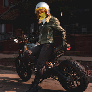 Goldtop Womens '76 Cafe Racer Jacket - available at Veloce Club