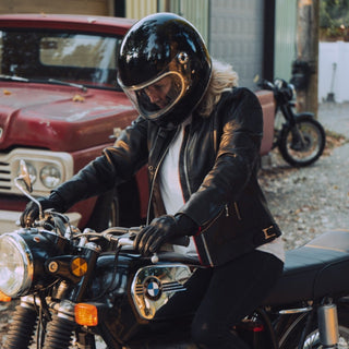 Goldtop Womens '76 Cafe Racer Jacket - available at Veloce Club