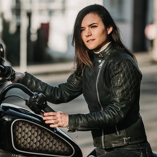 Goldtop Womens Bobber Jacket - available at Veloce Club