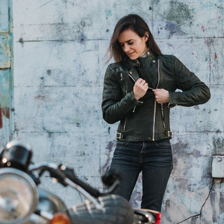 Goldtop Womens Bobber Jacket - available at Veloce Club