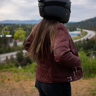 Goldtop Womens Bobber Jacket - available at Veloce Club