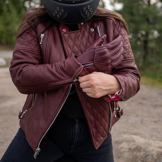 Goldtop Womens Bobber Jacket - available at Veloce Club