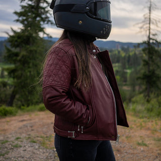 Goldtop Womens Bobber Jacket - available at Veloce Club