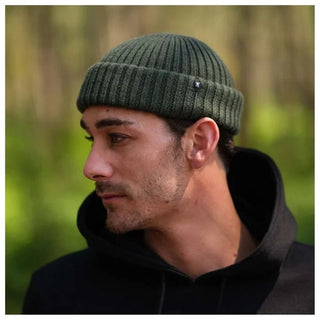 Kytone Ben Beanie in Green - available at Veloce Club