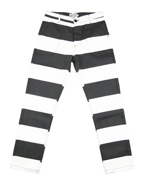 Kytone Prisoner Pants in Black and White - available at Veloce Club